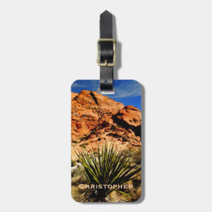 Desert Scene with Yucca Southwest Luggage Tag