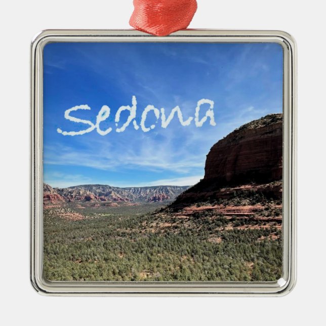 Desert Sedona Arizona Metal Ornament (Front)