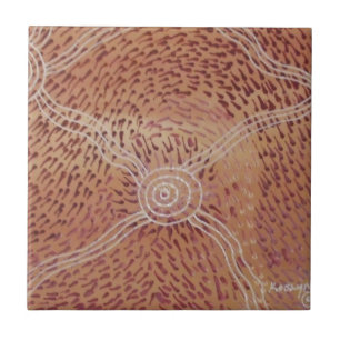 Desert Seeds Ceramic Tile