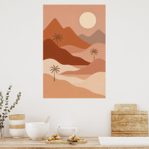 Desert Serenity Boho Style Wall Art
