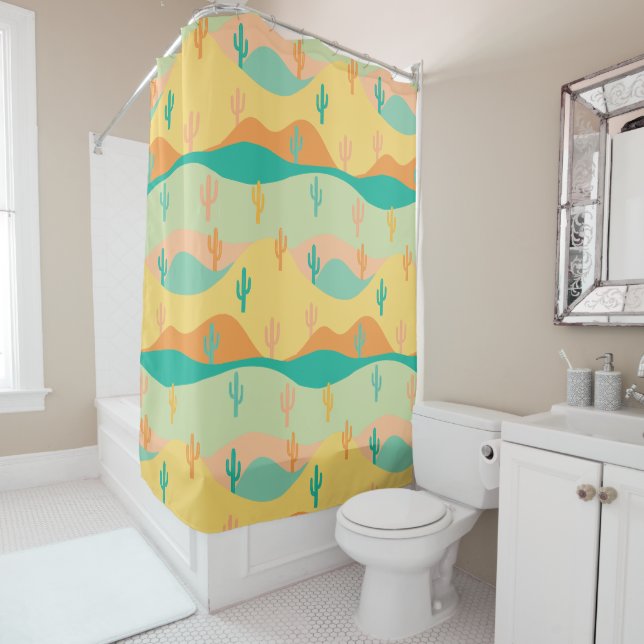 Desert Shower Curtain (In Situ)