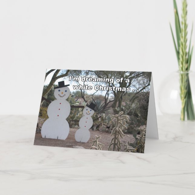 Desert Snowbirds Christmas Card (Front)