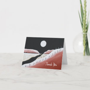 Desert Southwest Cactus Thank You Card