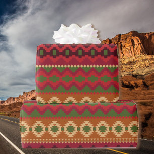 Desert Southwest Pattern Birthday Gift for Him Wrapping Paper
