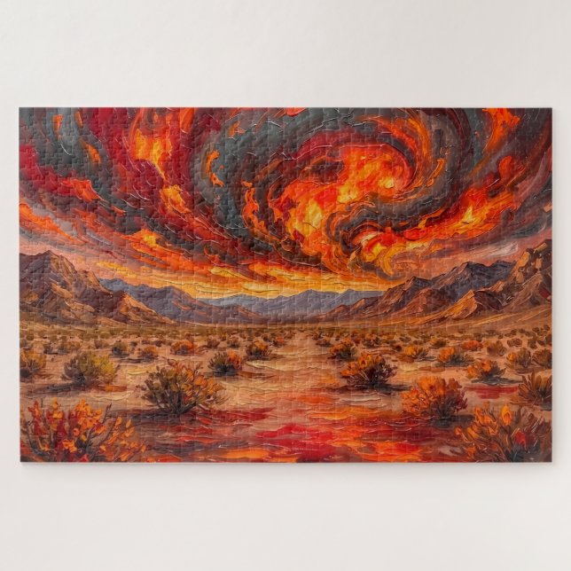 Desert Spirit: Gallery Edition Solar Vortex Jigsaw Puzzle (Horizontal)