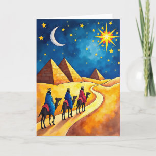 Desert Star Christmas Card