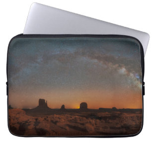 Desert   Starry Sky Over A Desert Landscape Laptop Sleeve