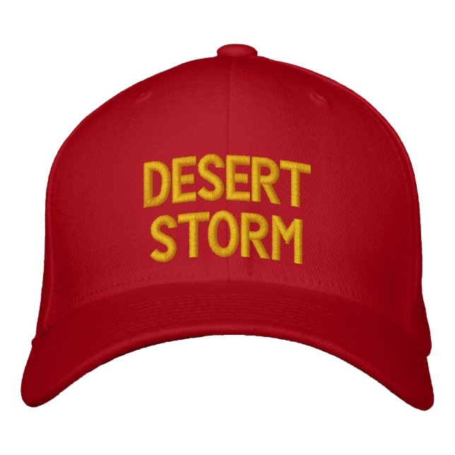 DESERT STORM EMBROIDERED HAT (Front)