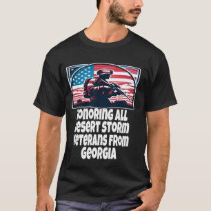 Desert Storm Honouring All Desert Storm Veterans F T-Shirt