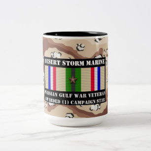 DESERT STORM MARINE 1 STAR MUG