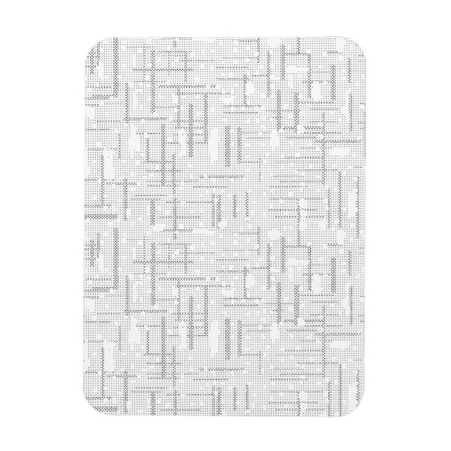 Desert Storm, Snow Drift, Dawn Pink language Desig Magnet (Vertical)