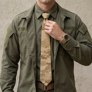 Desert Storm Tactical Camouflage Pattern Tie