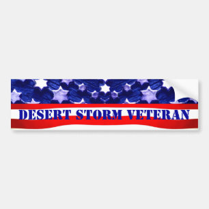 Desert Storm Veteran Bumpersticker Bumper Sticker