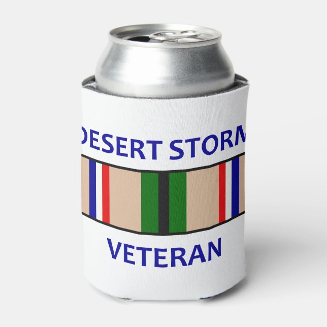 Desert Storm Veteran Can Cooler (Can Front)