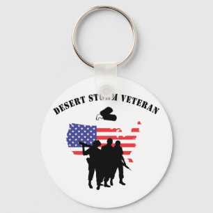 Desert Storm Veteran Key Ring