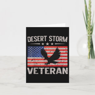 Desert Storm Veteran Persian War Service Ribbon Card
