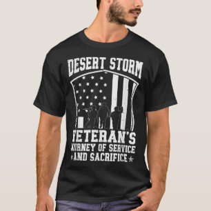 Desert Storm Veteran Persian War Service Ribbon T-Shirt
