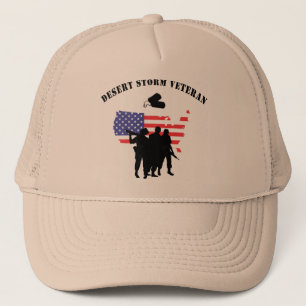 Desert Storm Veteran Trucker Hat