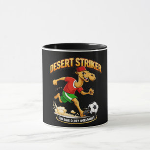 Desert Striker Camel Soccer Mascot - Morocco Footb Mug