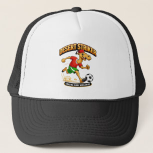Desert Striker Camel Soccer Mascot - Morocco Footb Trucker Hat