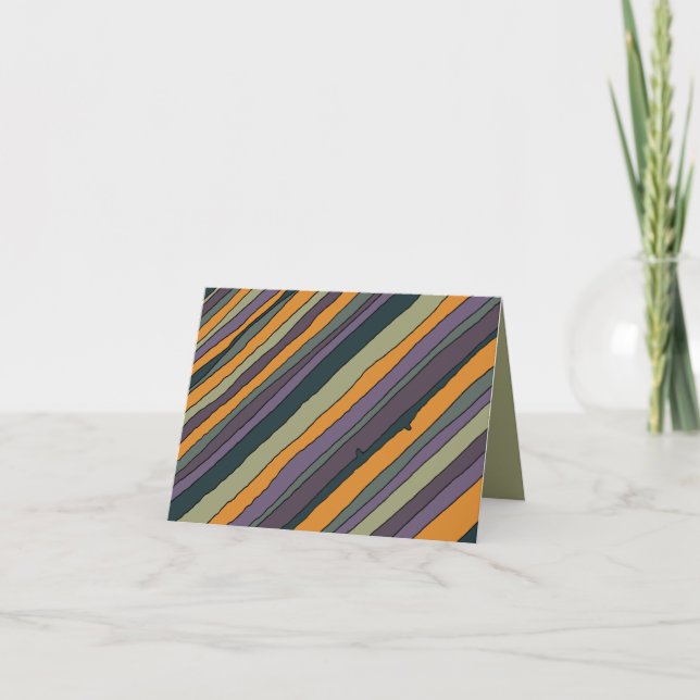 Desert Stripes Custom Notecard (Front)