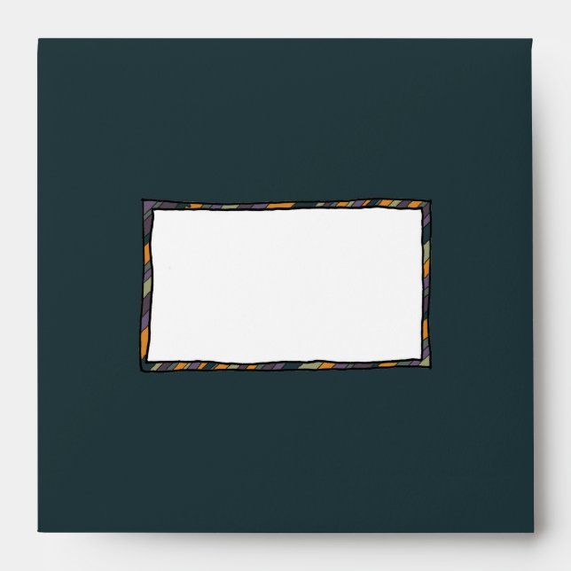Desert Stripes Square Envelope (Front)