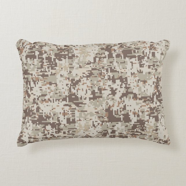 Desert Style Digital Camouflage Decor Decorative Cushion (Front)