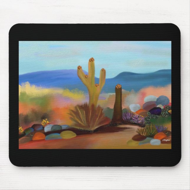 Desert Summer Heat Mousepad (Front)