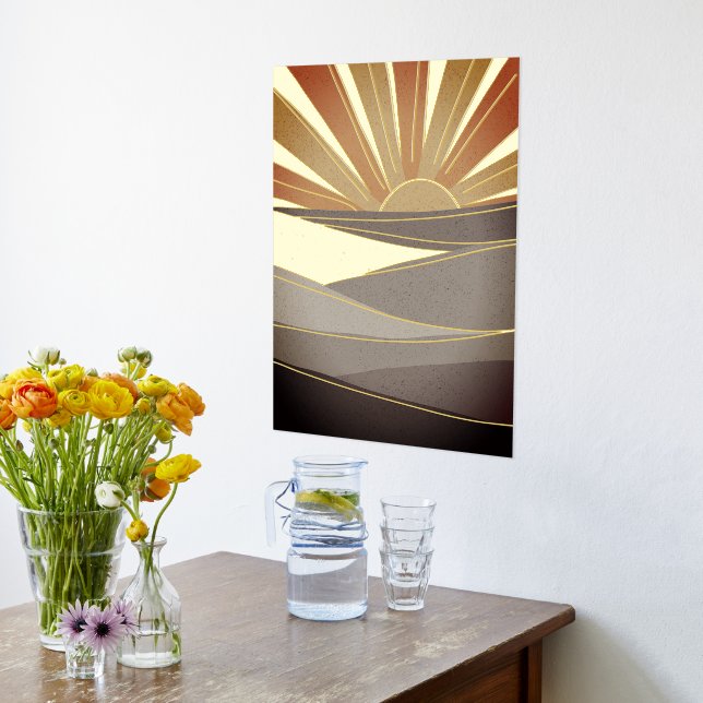 Desert Sun Foil Prints (Laydown (Kitchen))