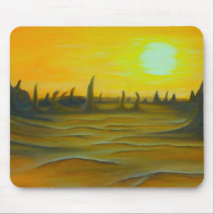 Desert Sun Painting Mousepad
