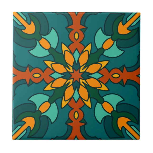 Desert Sunflower Ceramic Tile (Front)