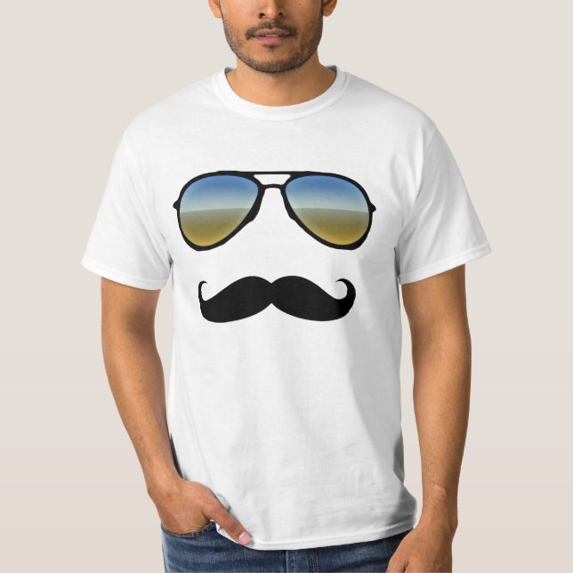 Desert Sunglasses Disguise Moustache T-Shirt (Front)