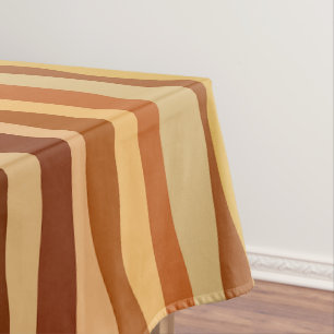 Desert Sunrise Gold Burnt Orange Sienna Tablecloth