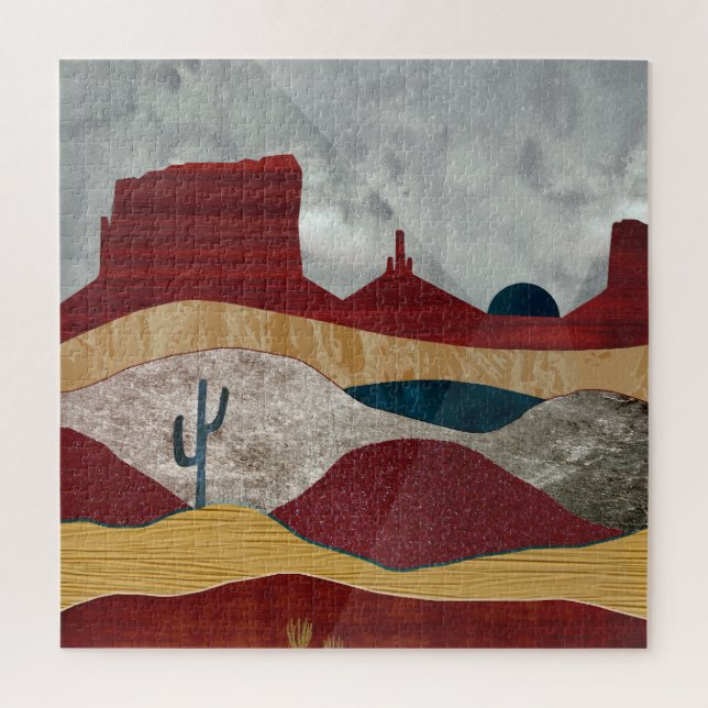 Desert Sunrise Jigsaw Puzzle (Vertical)