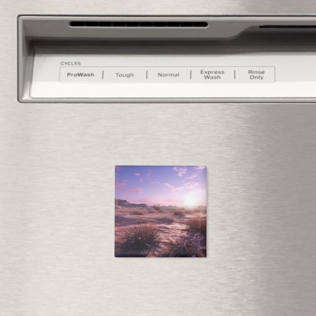 Desert Sunrise Magnet (In Situ (Dishwasher))