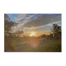 Desert Sunrise Over Las Vegas Golf Course