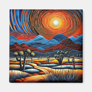 Desert Sunset 1 Magnet