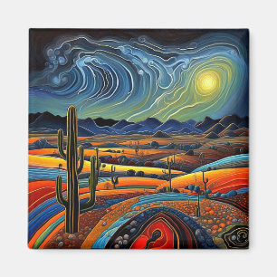 Desert Sunset 3 Magnet