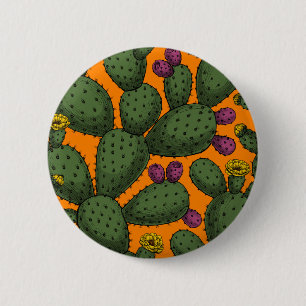 Desert sunset 6 cm round badge