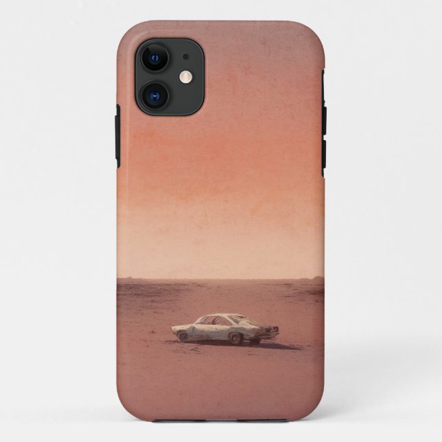 Desert Sunset Drive Mobile Case (Back)