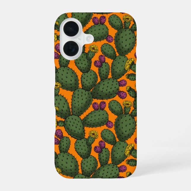 Desert sunset iPhone 16 case (Back)