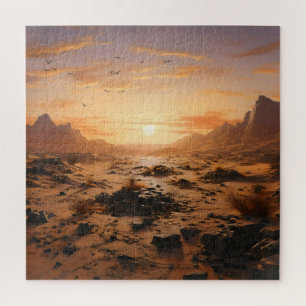 Desert Sunset Jigsaw Puzzle