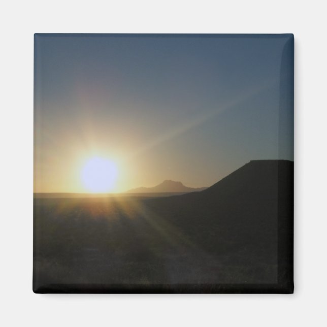 desert sunset. magnet (Front)