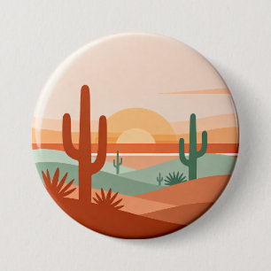 Desert Sunset Minimalist Pin