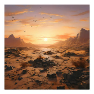 Desert Sunset Photo Print