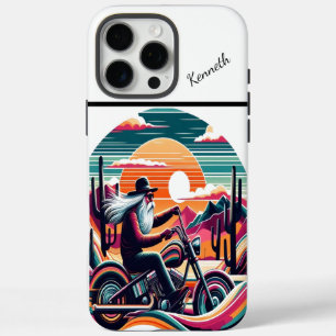 Desert Sunset Ride iPhone 16 Pro Max Case