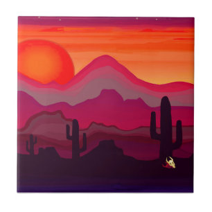 Desert Sunset Tile