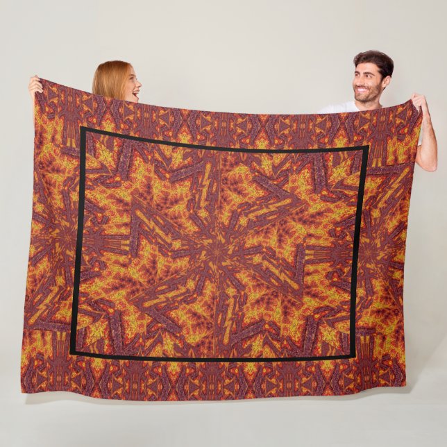 Desert Sunshine 242 Fleece Blanket (In Situ)