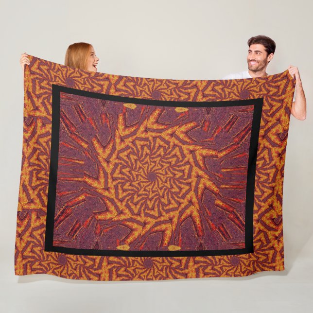 Desert Sunshine 31 Fleece Blanket (In Situ)