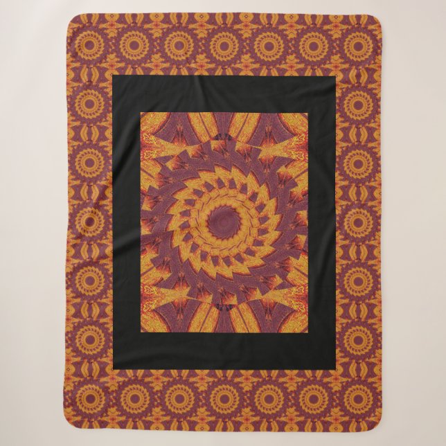 Desert Sunshine 4 Sherpa Blanket (Front)